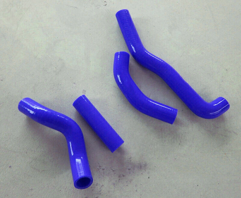 BLUE 4PCS for 1987 1988 1989 Kawasaki KX250 KX 250 Silicone Radiator Water Hose - Image 1 of 1