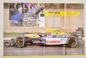 Poster Nigel Mansell Williams FW14 B-Renault Formula 1 Autosprint - Picture 1 of 1