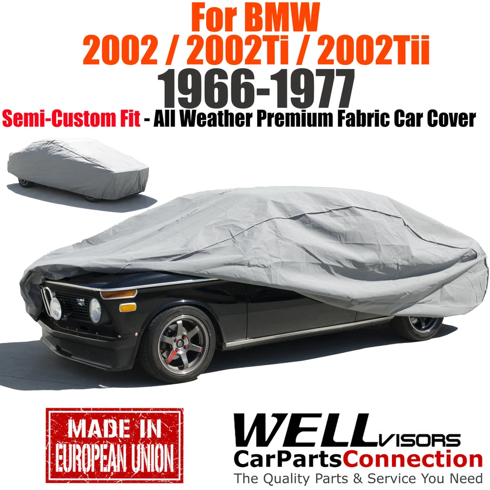 WellVisors Durable All Weather Car Cover For 1966-1977 BMW 2002 2002Ti 2002Tii - Image 1 of 4
