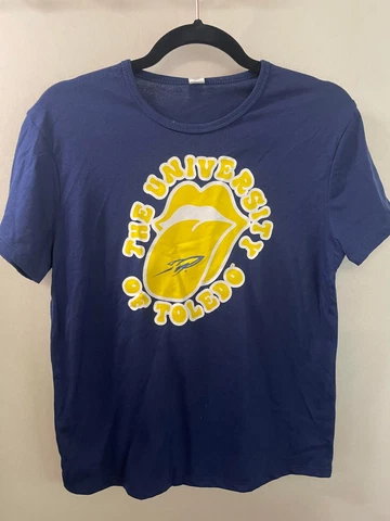 NEW - UNIVERSITY OF TOLEDO - ROLLING STONES MOUTH - ROCKETS LOGO T-SHIRT Cover