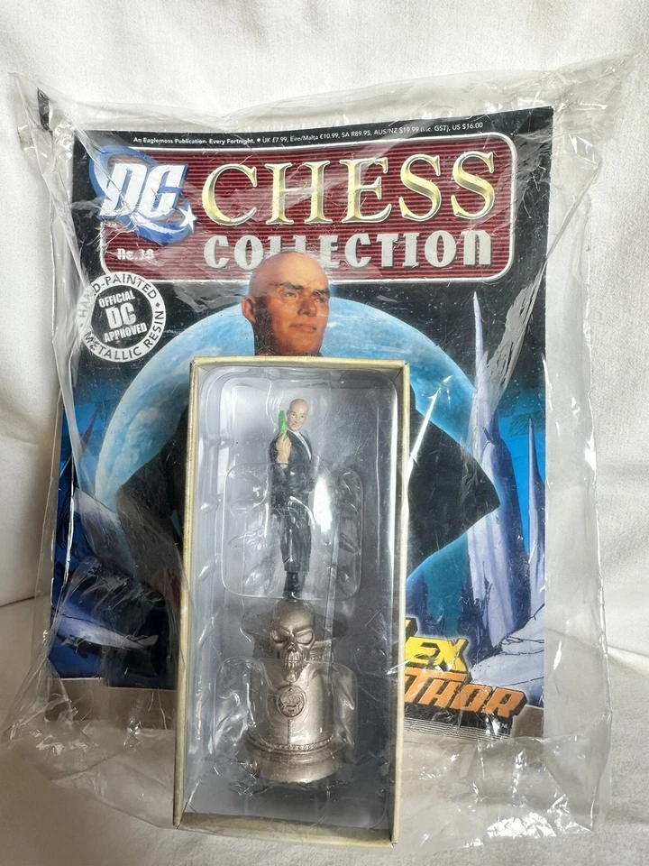 Figura Colección Ajedrez Eaglemoss DC con Revista #38, Lex Luthor Sin Abrir Foto 1 de 4