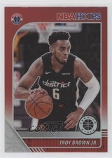 2019-20 Panini NBA Hoops Premium Stock Red Prizm Troy Brown Jr #194