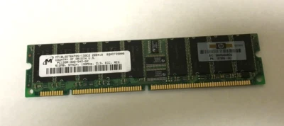 Micron 512MB DIMM PC133R CL3 ECC REG SDRAM Memory - Image 1 of 3
