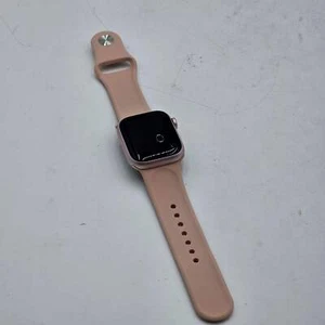 2023 Apple Watch Series 9 41mm Aluminum Ceramic GPS Cellular with Pink Band - Picture 1 of 4