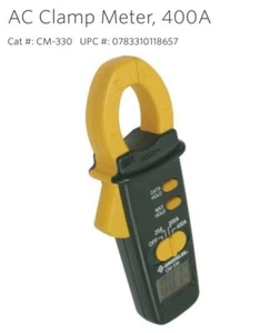 Nueva pinza amperimétrica digital de CA Greenlee CM-330 20A 200A 400A CAT III envío gratuito - Imagen 1 de 5