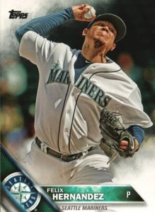 2016 Topps Baseball #283 - Felix Hernandez - Seattle Mariners 16-785 - Foto 1 di 2