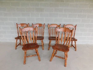 ER Buck Maple Traditional Chairs - Set of 6 - Picture 1 of 11