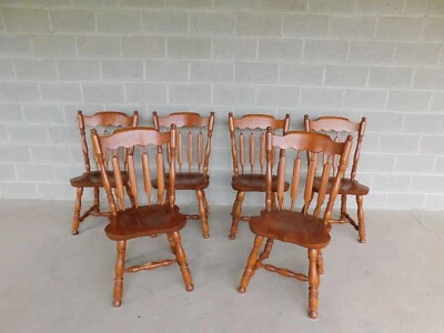 Sillas tradicionales ER Buck de arce - Juego de 6 Foto 1 de 4