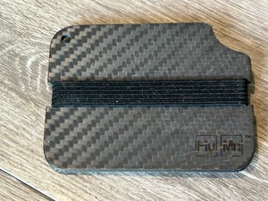 HuMn Geldbörse RFID blockierend, minimalistisch, menschlich, Geldklammer, Kohlefaserträger - Bild 1 von 4