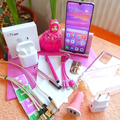 XL Set Huawei P30 Pro 128GB Pink Lavendar EXTRA neu rosa rose Lady Geschenk Idee - Bild 1 von 4