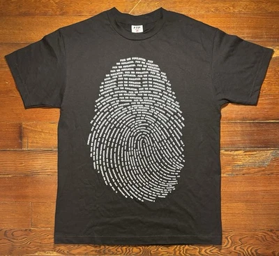 Camiseta FTP Huella Dactilar Negra (2021) Talla M Foto 1 de 4