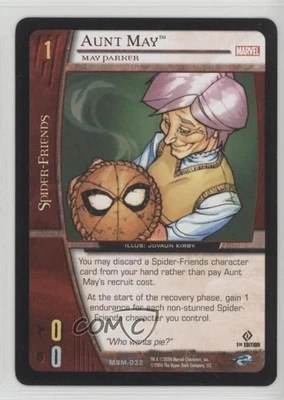 2004 VS System Marvel Web of Spider-Man 1st Edition Aunt May #MSM-032 - Image 1 of 2