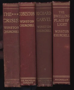 Churchill, Winston S.: Set of 4 Winston Churchill first editions  HB/DJ 1st/1st - Picture 1 of 12