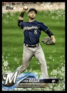 2018 Topps Holiday #HMW32 Ryan Braun - Picture 1 of 2