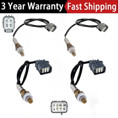 Conjunto de 4 sensores de oxigênio O2 para cima+baixo para 2005-2008 Honda Pilot Acura RL 3.5L V6 EUA - Imagem 1 de 4