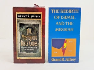 Grant R. Jeffrey VHS The Mysterious Bible Codes 2 Tape Box Set Rebirth of Israel - Picture 1 of 14