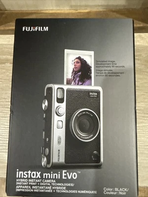 Новая гибридная мгновенная камера Fujifilm Instax Mini Evo черная - Изображение 1 из 2