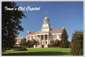 Antigua postal del Capitolio de Iowa de John Penrod arquitectura renacimiento griego - Imagen 1 de 3