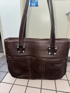 Coronado Leather Sonoma Classic Concealed Carry Brown Purse $400 - Picture 1 of 10