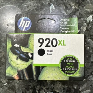 HP 920XL Black Ink Cartridge Warranty Ends 05/22 FREE SHIPPING - Picture 1 of 2