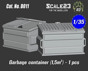 Scale23 1/35 Garbage Container 1.5M3 (1pc) - Bild 1 von 1