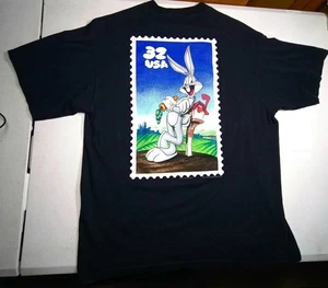 Vintage 1997 Bugs Bunny T-Shirt Stempel Looney Tunes WB Warner Bros. Made U.S.A. L/XL - Bild 1 von 9