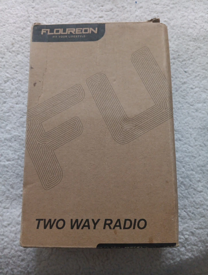 2x FLOUREON Walkie Talkie Two Way Radio 400-470MHz 16 Channel Radio Fc200 Tested - Image 1 of 4