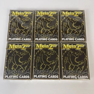 MetaZoo TCG World Poker Tour Kickstarter Sealed Card Deck Set Of 6 Nightfall New - Picture 1 of 6