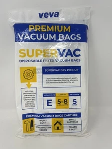 VEVA WeT Aspiradora Seca Tipo E/Bolsas 5-8 Galones/5 Bolsas (L) - Imagen 1 de 4