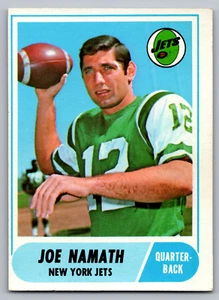 Joe Namath Jets 1968 Topps #65 - Imagen 1 de 3