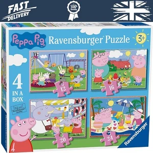 Rompecabezas Peppa Pig 4 en caja (12, 16, 20, 24 piezas) para niños de 3 años - Imagen 1 de 8