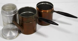 Cafetera vintage Mid Century de cobre abatible de 1 taza - Imagen 1 de 8