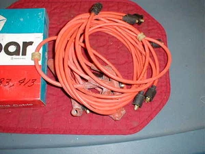NOS MOPAR 1959-76 BIG BLOCK PLUG WIRES ORANGE - Picture 1 of 1