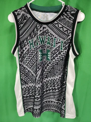 University Of Hawaii Tank Top size Youth medium Basketball Jersey Warriors Cover