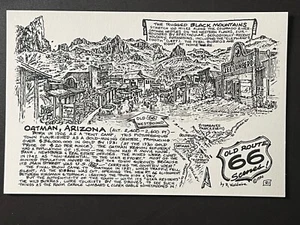 POSTAL WALDMIRE - ARIZONA, AVENA VIEJA RUTA 66, LA CARRETERA MADRE, TARJETA #21 - Imagen 1 de 4