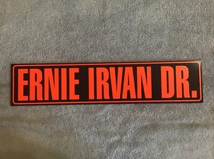 Vintage ERNIE IRVAN #28 Havoline Plastic 18 X 4 Street Sign - Picture 1 of 3
