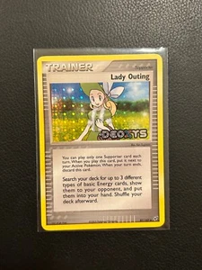 Super Rare Pokemon Card: Trainer - Lady Outing EX Deoxys Stamped Holo - Unplayed - Picture 1 of 9