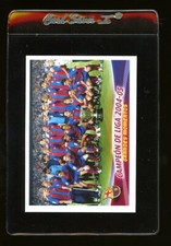 2005-06 Panini SUPER BARCA #77 Lionel Messi Campeon De Liga 2004-05 Team Photo