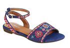 Women's New Latest Easy Slip On Style Embroidered Peep Toe Flat Sandals Sz 6-10