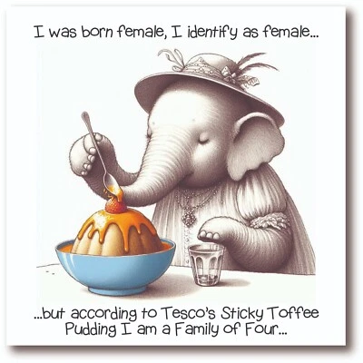 BLUSH & WHISTLE Birthday Card - Sticky Toffee Pudding - Funny Adult Humour - BW0048