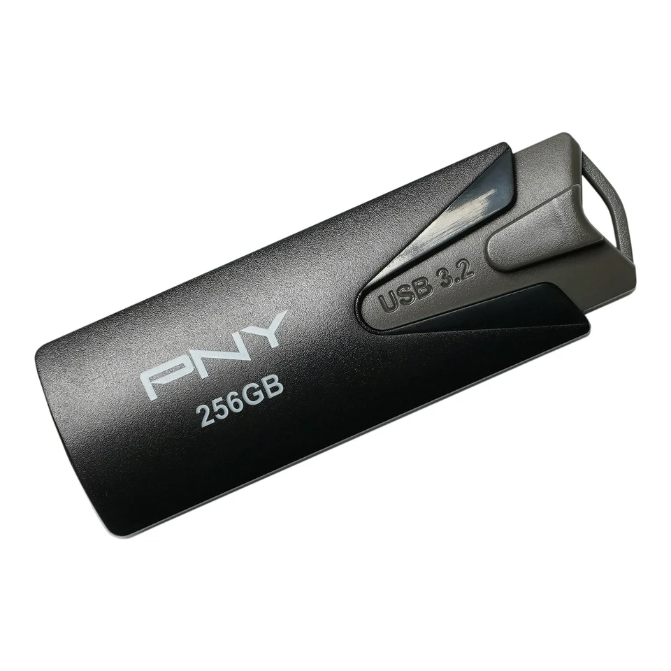 PNY Elite 256GB USB 3.2 Flash Drive P-FD256ELT-GE Black