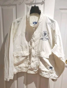 Disney's Vintage 1990s Grand Floridian Resort Jacket Full Zip Ivory Size XL RARE - Picture 1 of 13