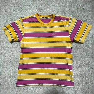 Obey Shirt Adult Small Pink Orange Peach Obey Tag Mens - Picture 1 of 9