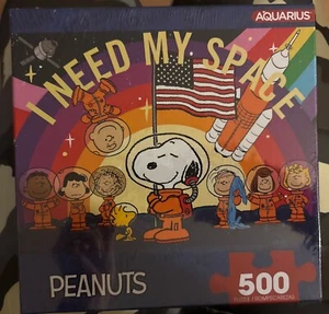 I Need My Space Peanuts Snoopy Puzzle 500 Pieces Aquarius - Picture 1 of 4