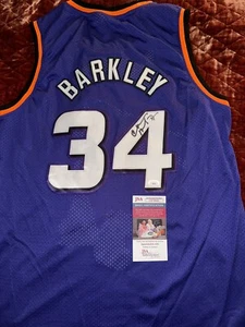 Charles Barkley Signed Phoenix Suns New Jersey JSA COA Autographed - Picture 1 of 5