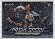 2023-24 Panini Prizm Draft Picks Prizm Break Victor Wembanyama #1 Rookie RC