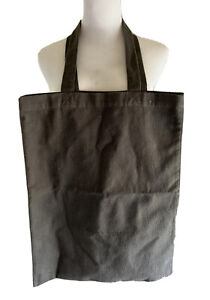 NWOT RICK OWENS Gray Logo Soft Fabric Tote Shoulder Bag Cotton Large