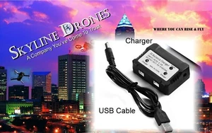 Promark Dual Balance Battery Charger for the P70 VR & P70-CW Drone - Picture 1 of 5