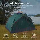 3-4 People Man Outdoor Pop Up.Tent Water-Resistant Instant Camping Tent A0E2 /