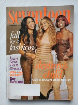 2001 SEVENTEEN magazine DESTINY'S CHILD Anne Hathaway Jay Hernandez Drew B RARE Foto 1 de 4